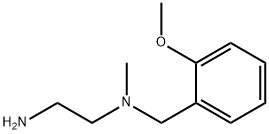 N1-(2-甲氧基芐基)-N1-甲基乙烷-1,2-二胺, 158663-49-1, 結(jié)構(gòu)式