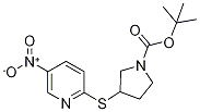 3-(5-Nitro-pyridin-2-ylsulfanyl)-py
rrolidine-1-carboxylic acid tert-bu
tyl ester Structure