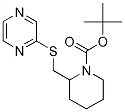 2-(Pyrazin-2-ylsulfanylMethyl)-pipe
ridine-1-carboxylic acid tert-butyl
ester Struktur