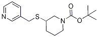 3-(Pyridin-3-ylMethylsulfanyl)-pipe
ridine-1-carboxylic acid tert-butyl
ester Struktur