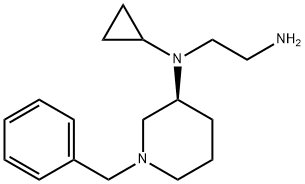 N*1*-((S)-1-Benzyl-piperidin-3-yl)-N*1*-cyclopropyl-ethane-1,2-diaMine Struktur