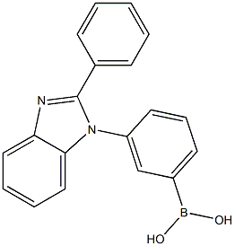 [3-(2-Phenyl-1H-benziMidaz
ol-1-yl)phenyl]boronic acid Struktur