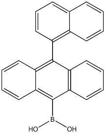 9-(1-Naphthyl)-10-anthracene boronic acid Struktur