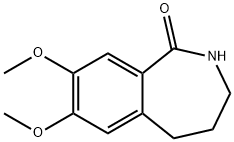 7,8-diMethoxy-2,3,4,5-tetrahydro-1H-benzo[c]azepin-1-one Struktur