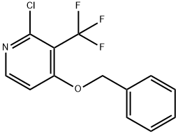 4-(benzyloxy)-2-chloro-3-(trifluoroMethyl)pyridine Struktur