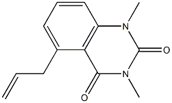 5-allyl-1,3-diMethylquinazoline-2,4(1H,3H)-dione Struktur