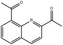 1-(8-Acetyl-quinolin-2-yl)-ethanone Struktur