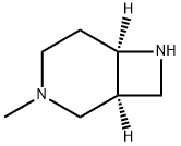 (1S,6R)-3-Methyl-3,7-diazabicyclo[4.2.0]octane Struktur