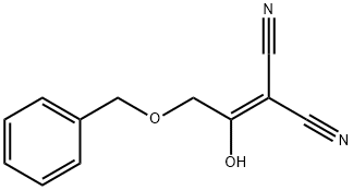 2-(2-(benzyloxy)-1-hydroxyethylidene)Malononitrile Struktur