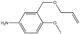 3-(allyloxyMethyl)-4-Methoxyaniline Struktur