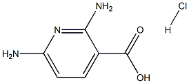 2,6-DiaMino-3-pyridinecarboxylic Acid Hydrochloride Struktur