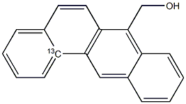 7-(HydroxyMethyl)benz[a]anthracene-13C Struktur