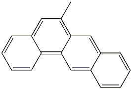 6-Methyl-1,2-benzanthracene Struktur