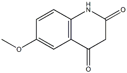 6-Methoxyquinoline-2,4(1H,3H)-dione Struktur