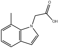 2-(7-METHYL-1H-INDOL-1-YL)ACETIC ACID Struktur