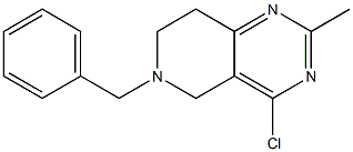 6-Benzyl-4-chloro-2-Methyl-5,6,7,8-tetrahydropyrido[4,3-d]pyriMidine Struktur