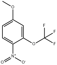 4-Methoxy-2-trifluoroMethoxynitrobenzene Struktur