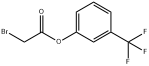 (3-Trifluoromethylphenyl)bromoacetate Struktur