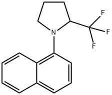 1-(Naphthalen-1-yl)-2-(trifluoroMethyl)pyrrolidine Struktur