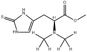 N,N-DiMethyl-2-Mercapto-L-histidine-d6 Methyl Ester Struktur