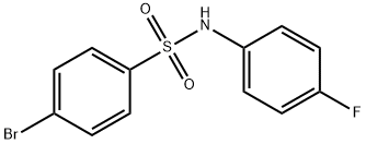 4-BroMo-N-(4-fluorophenyl)benzenesulfonaMide, 97% Struktur