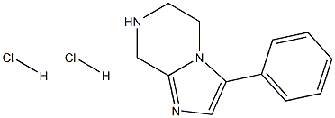 3-Phenyl-5,6,7,8-tetrahydro-iMidazo[1,2-a]pyrazine dihydrochloride Struktur