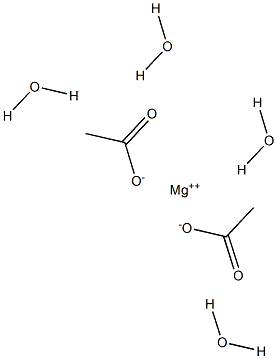 MagnesiuM acetate,tetrahydrate Struktur