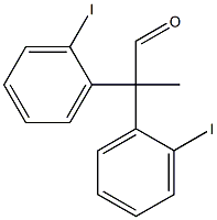 2,2-bis(2-Iodophenyl)propanal Struktur