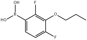 2,4-Difluoro-3-propoxyphenylboronic acid Struktur