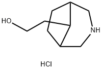 8-Hydroxyethyl-3-azabicyclo[3.2.1]octane hydrochloride Struktur