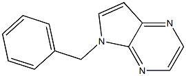 5-Benzyl-5H-pyrrolo[2,3-b]pyrazine Struktur