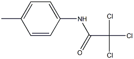 AcetaMide, 2,2,2-trichloro-N-(4-Methylphenyl)- Struktur