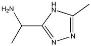 1-(5-methyl-4H-1,2,4-triazol-3-yl)ethanamine Struktur