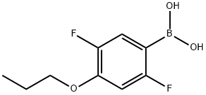 2,5-Difluoro-4-propoxyphenylboronic acid Struktur