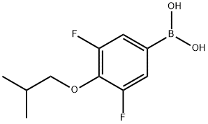 3,5-Difluoro-4-(2-methylpropoxy)phenylboronic acid Struktur