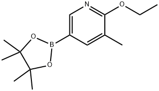 2-ethoxy-3-Methyl-5-(4,4,5,5-tetraMethyl-1,3,2-dioxaborolan-2-yl)pyridine Struktur