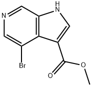 Methyl 4-broMo-6-azaindole-3-carboxylate Struktur