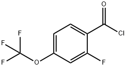 2-Fluoro-4-(trifluoroMethoxy)benzoyl chloride, 97% Struktur