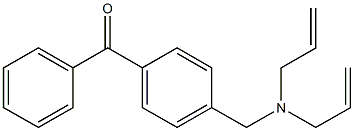 (4-((diallylaMino)Methyl)phenyl)(phenyl)Methanone Struktur