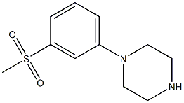 1-(3-(Methylsulfonyl)phenyl)piperazine Struktur