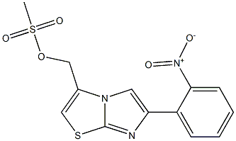 (6-(2-nitrophenyl)iMidazo[2,1-b]thiazol-3-yl)Methyl Methanesulfonate Struktur