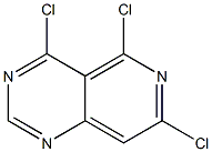 4,5,7-trichloropyrido[4,3-d]pyriMidine Struktur