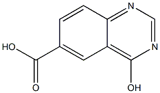 4-hydroxyquinazoline-6-carboxylic acid Struktur