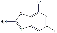 7-broMo-5-fluorobenzo[d]oxazol-2-aMine Struktur