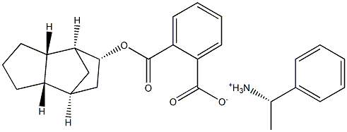 (S)-1-phenylethanaMiniuM 2-((((3aS,4S,5R,7S,7aS)-octahydro-1H-4,7-Methanoinden-5-yl)oxy)carbonyl)benzoate Struktur