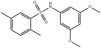 N-(3,5-DiMethoxyphenyl)-2,5-diMethylbenzenesulfonaMide, 97% Struktur