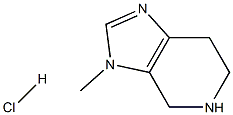 3-Methyl-4,5,6,7-tetrahydro-3H-iMidazo[4,5-c]pyridine hydrochloride Struktur