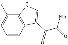 2-(7-Methyl-1H-indol-3-yl)-2-oxoacetaMide Struktur