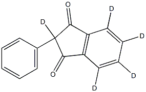 Phenindione-D5 Struktur