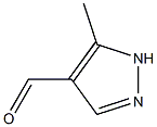 5-Methyl-1H-pyrazole-4-carbaldehyde Struktur